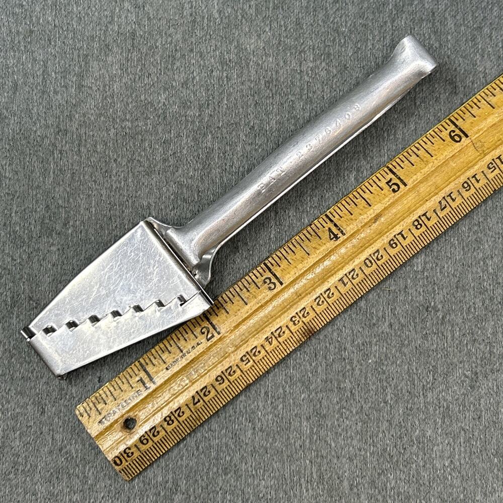 Vintage 1945 Farmhouse Primitive aluminum vegetable cutter Rare Pat# 2376408